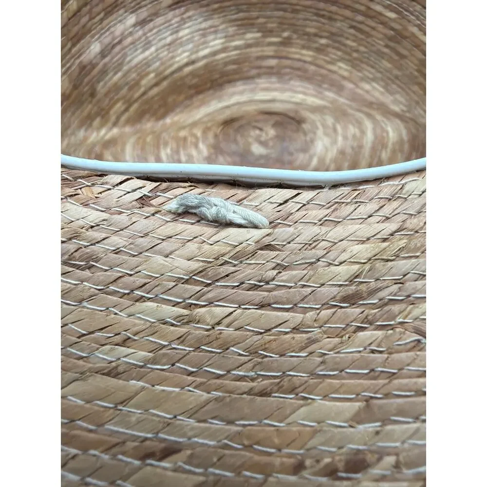 Legitimo Sahuayo Mexico Palm Straw Cowboy Hat Size 55 US 6 7/8 Small Western Cap